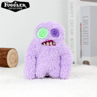12cm FUGGLER Plush Keychain – Funny Ugly Teeth Monster & Wide-Eyed Rabbit Pendant Toy Gift
