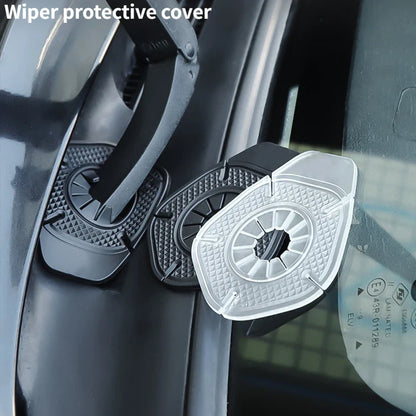 Car Windshield Wiper Hole Protective Cover - Dustproof Bottom Sleeve for Leaves and Debris Prevention
