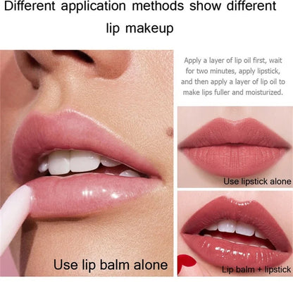 Mini Capsule Liquid Lip Balm – Moisturizing Transparent Color-Changing Plumping Jelly Lip Gloss