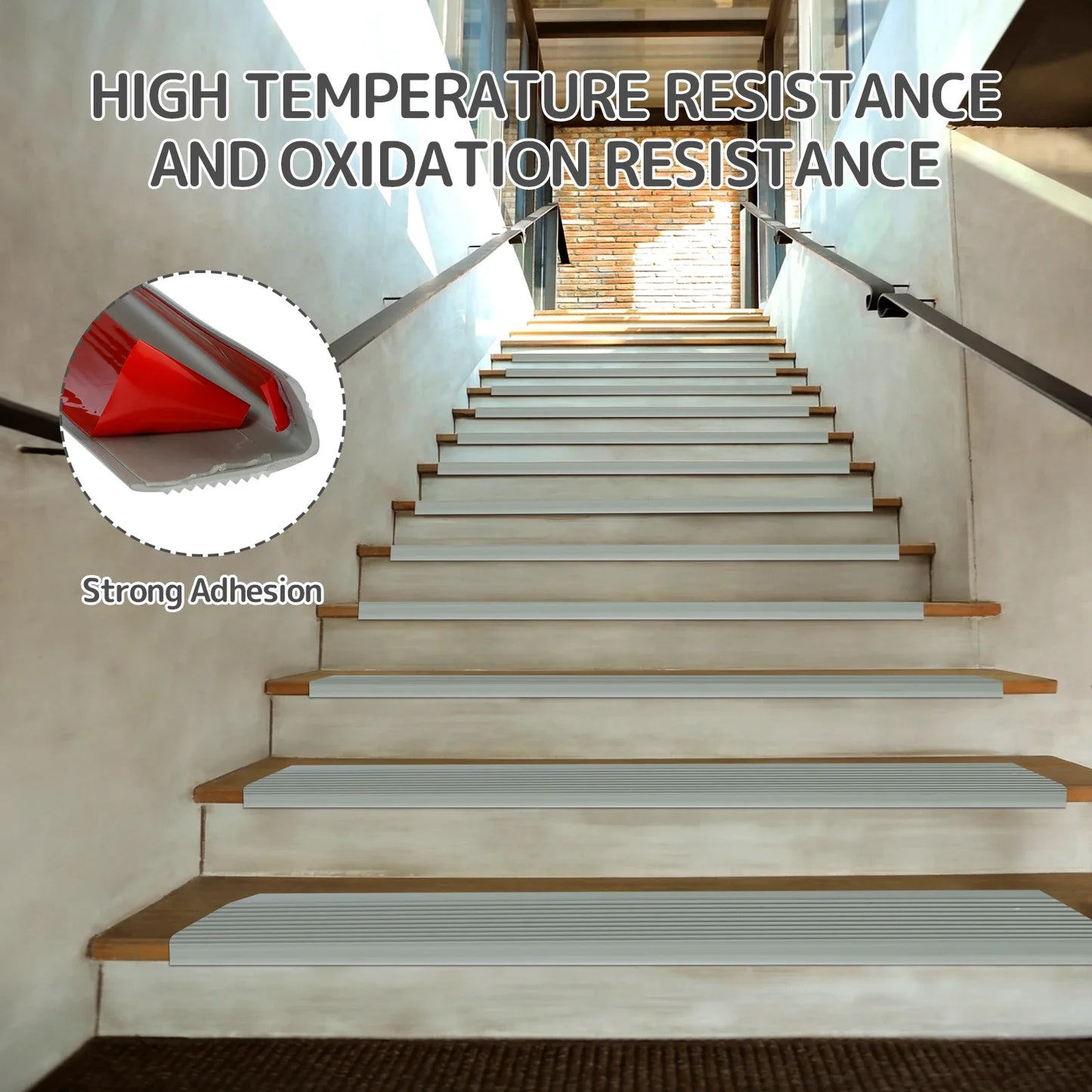 Soft PVC Stair Edge Protector – Non-Slip L-Shape Self-Adhesive Step Trim, 2m Stair Nose Edging Strip