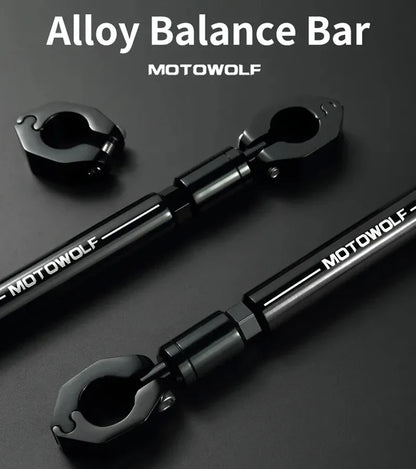 22mm CNC Aluminum Motorcycle & Scooter Crossbar – Reinforced Mount Bracket for Phone, GPS, Spotlight & Headlights