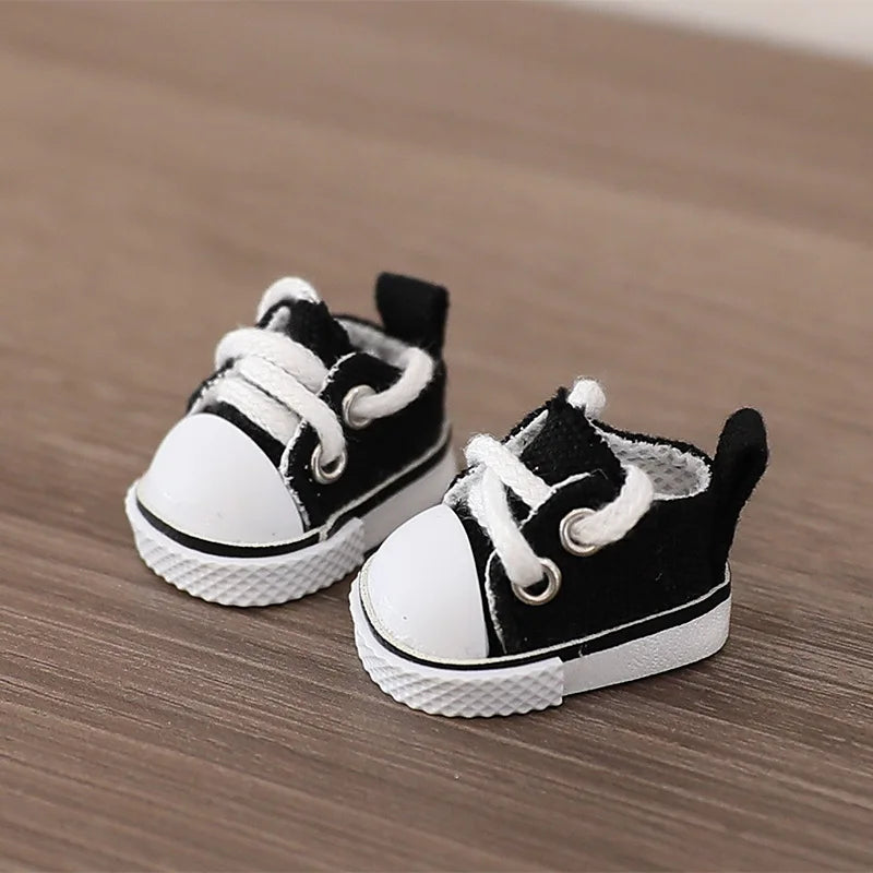 Labubu Doll Shoes for 15/17cm Cotton Dolls — Casual Sports Canvas & Martin Boots, Accessories for Labubu Outfits