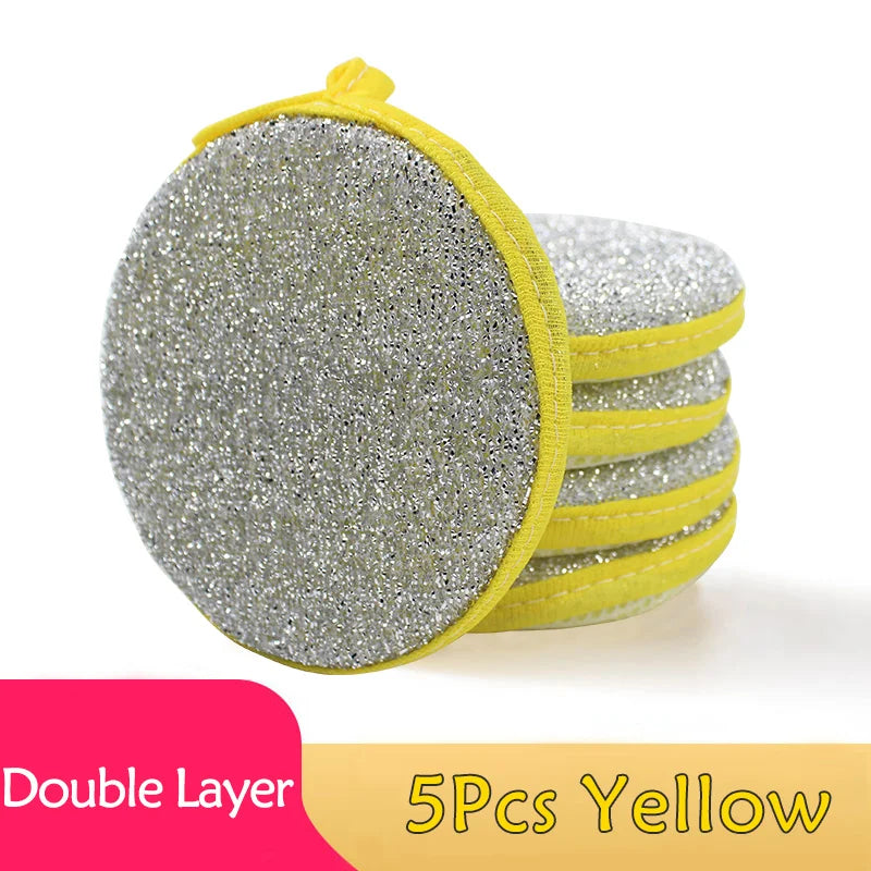 Double-Sided Dishwashing Sponges - Multi-Pack Kitchen Cleaning Brush for Pots, Pans & Dishes