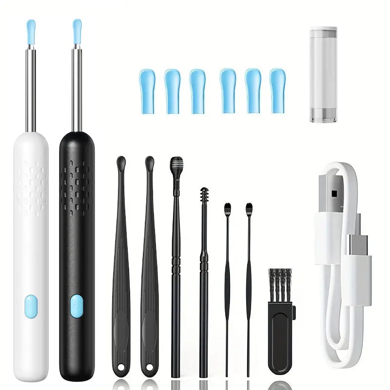 Ear Wax Removal Tool with 8M HD Camera – Ear Cleaner Endoscope with 6 LED Lights, Ear Cleaning Kit for Adults & Children