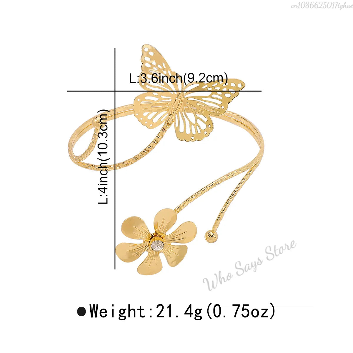 Lacteo Geometric Twisted Upper Arm Cuff Bracelet – Adjustable Water Drop Bangle for Women