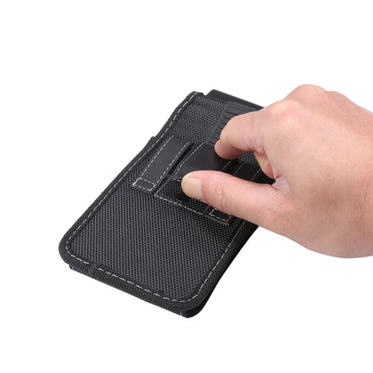 Universal Mobile Phone Waist Bag - Nylon Oxford Fabric Belt Clip Case for iPhone 15/14/13/12 Pro Max, Samsung, Xiaomi, Huawei