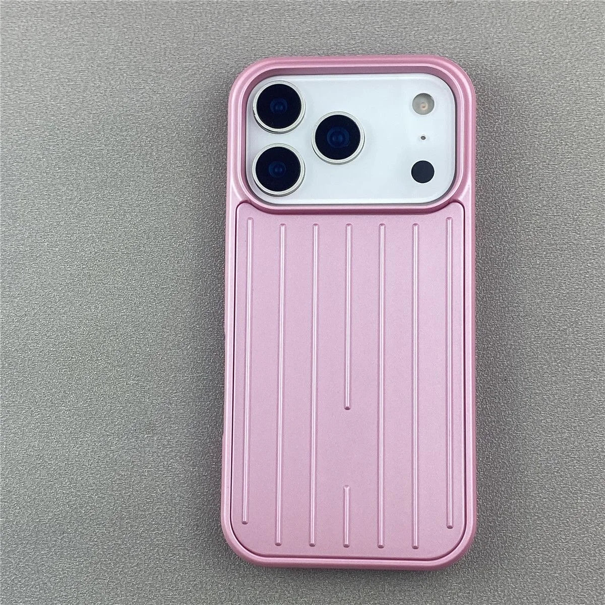 Luxury Striped Phone Case - Glossy Business Cover for iPhone 17, 16, 15, 14 & 13 Pro Max