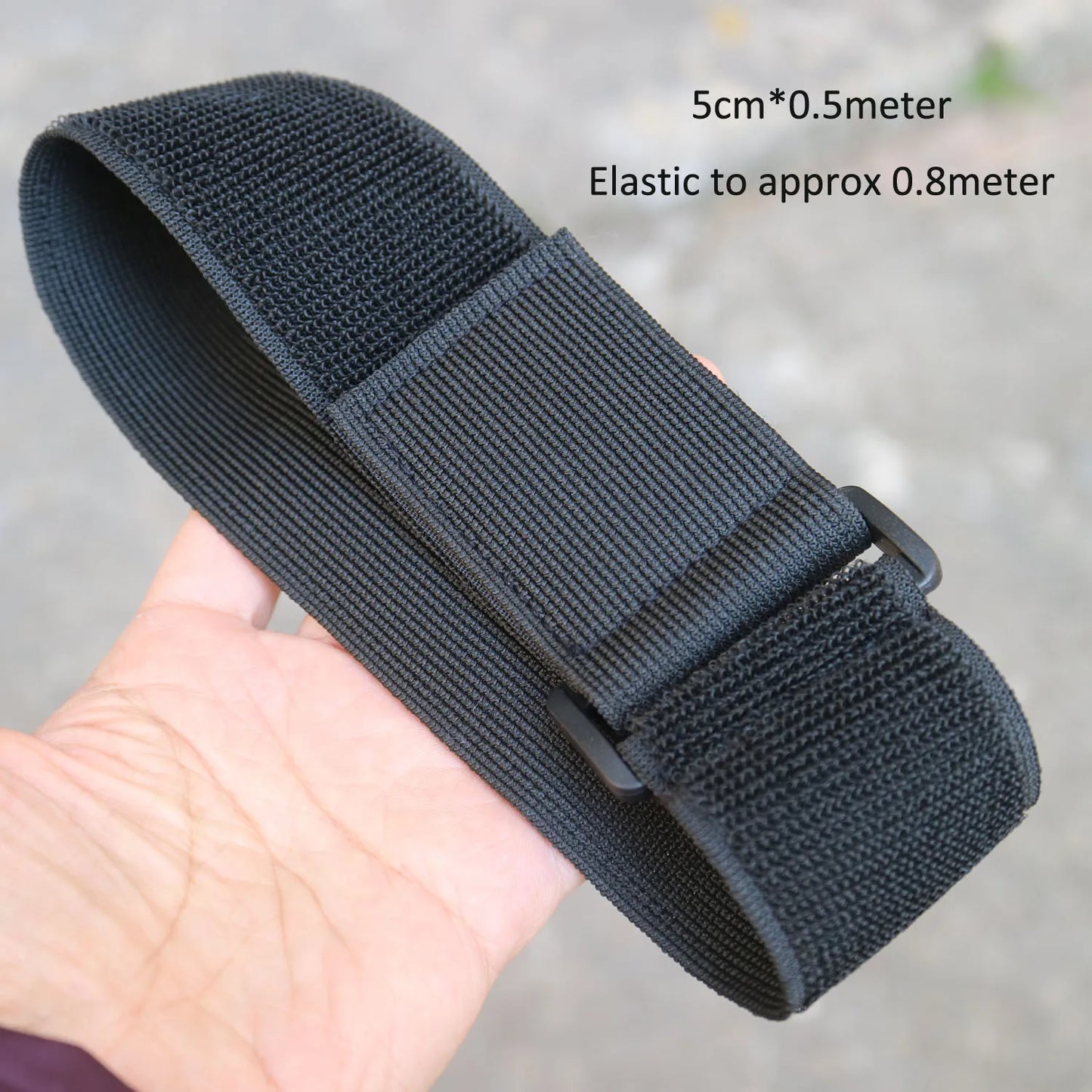 Reusable Nylon Luggage Straps with Buckle – 5cm x 0.5M/1M Hook & Loop Fastening Tape