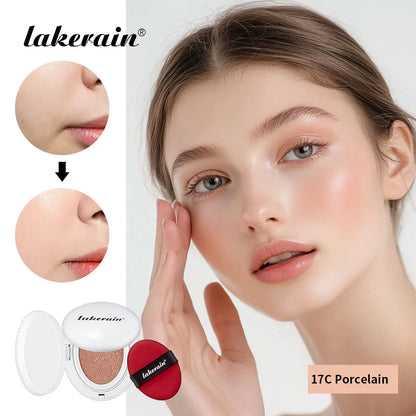 NEW Glow CC Cream Foundation Cushion – Waterproof, Long-Lasting Brightening Face Base Makeup for Women, Korean Cosmetics