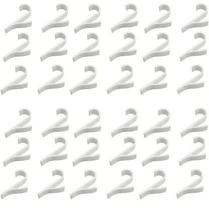 2-6PCS Heated Towel Radiator Hooks — Multi-Purpose Coat, Scarf & Clothes Hangers for Bathroom