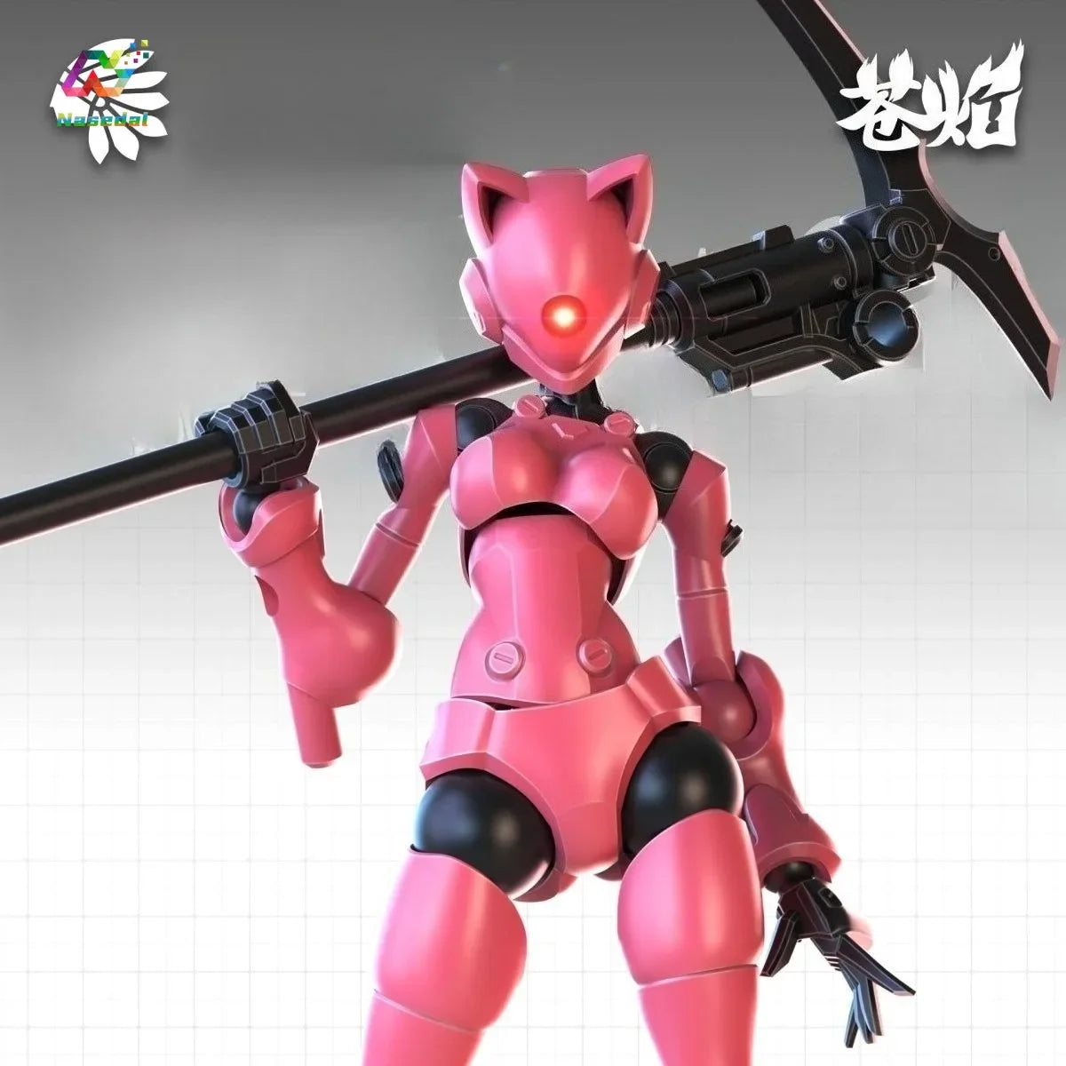 Swift Female Mutant Action Figure - 3.75 Inch Highly Articulated DIY Assembly Collectible