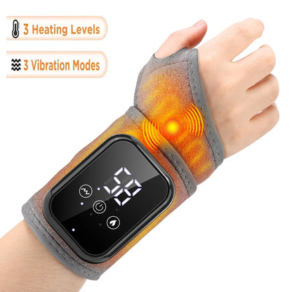 Electric Foot & Hand Massager with Heat and Vibration – Portable Ankle & Joint Relaxation Therapy Device