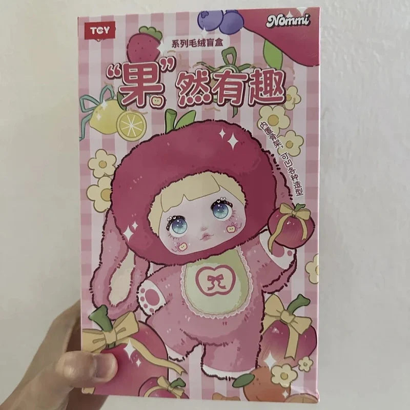 Nommi V3 Fruits Series Dream Eyes Blind Box – Plush & Vinyl Bag Pendant Toy Gift for Kids