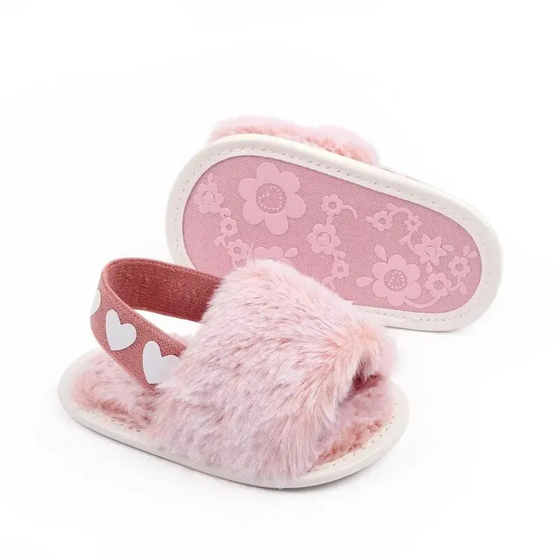 Meckior Baby Walking Shoes — Breathable Soft Sandals for Girls, Color Block Garden Shoes 0-18M