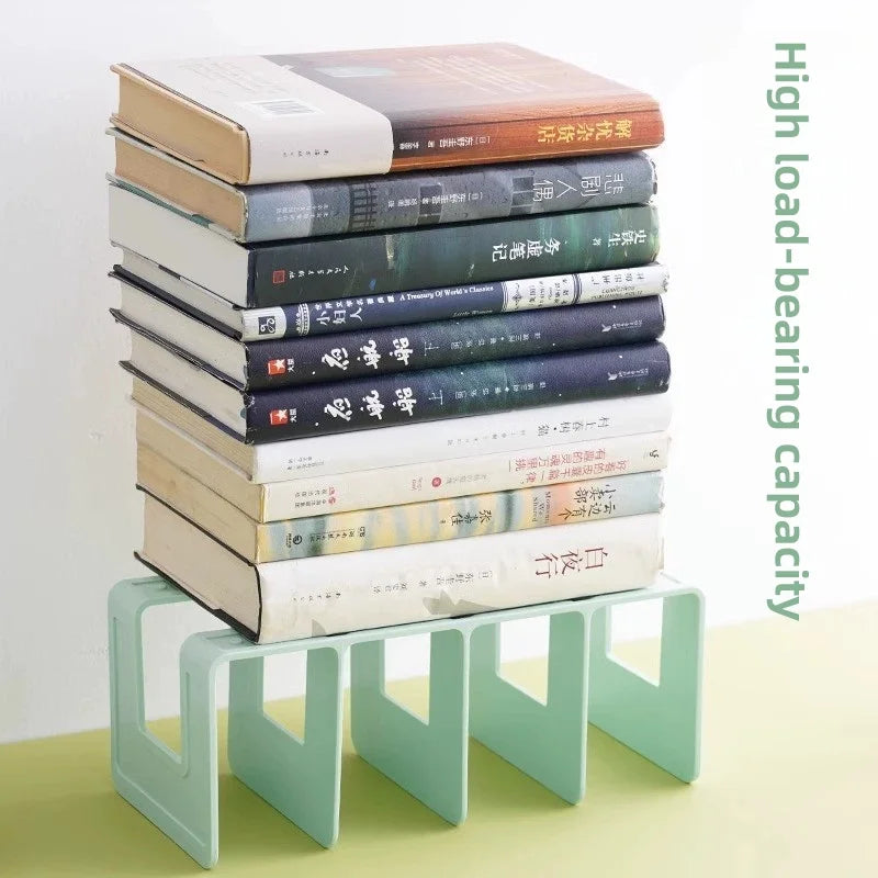 Multi-Function Bookshelf & Bookend Organizer – Desk Stand for Books, Magazines, CDs, Files, School & Office Supplies