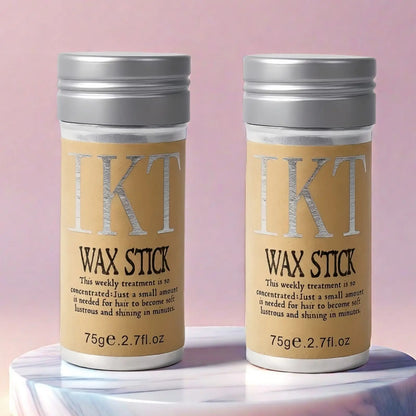 Hair Wax Stick for Kids & Women – Slick Back Gel Pomade with Brush for Toddler Flyaways & Wig Styling