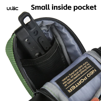 ULAC 0.5L Waterproof Bicycle Saddle Bag — Mini Shockproof MTB Seatpost Rear Pack Tail Pouch