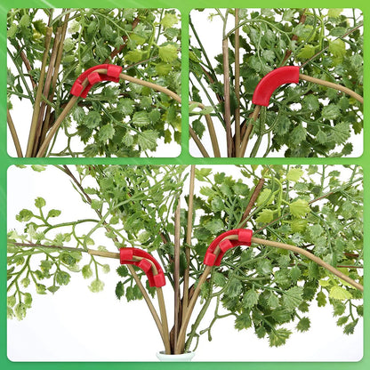 Plastic Plant Support Pile Frame Greenhouse Indoor Flower Plant Bracket | Plant Bender Training Clips | Available in 15/30/60/120PCS