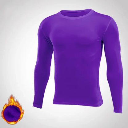 Unisex Compression Long Sleeve Base T-Shirt – Sports Fitness Top for Men, Women & Kids (Running, Gym, Basketball, Football)