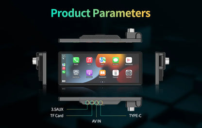 11.3" Imagebon H50 Dash Cam 4K - ADAS, Wireless CarPlay & Android Auto, 3-Channel Recording, Time Lapse & 24H Park Monitor