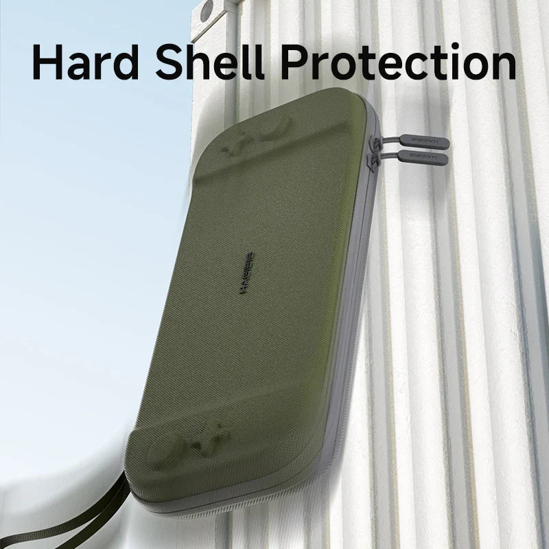Hagibis Hard Shell Carrying Case for Switch 2 – Portable Travel Bag with 10 Game Cartridge Slots & Protective Cover