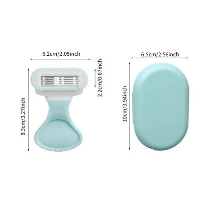 Women’s Safety Razor – Stainless Steel Manual Shaver for Body, Bikini, Underarm & Thigh Hair