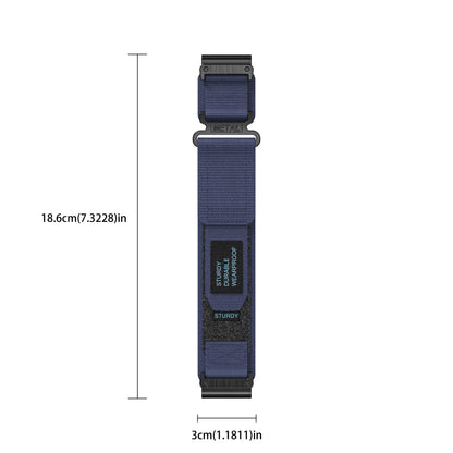 Rugged Nylon Quick Fit Watch Band — Compatible with Garmin Fenix E 8/7X/7/6/6X/5/5X/3HR