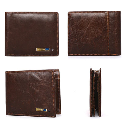 Smart Tracker Wallet for Men - GPS Finder Slim Wallet Gift for Dad, Birthday & Christmas 2025