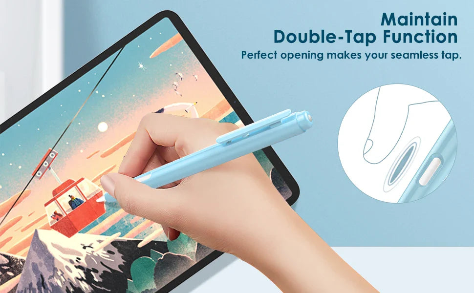 Premium PC Case for Apple Pencil 2nd Gen – Protective Stylus Holder Sleeve