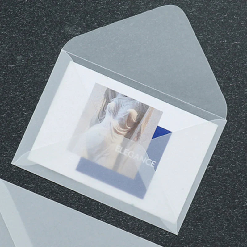 50 Pcs Blank Translucent Envelopes – for Invitations, Postcards, Gift Boxes, Wedding & Business Letters