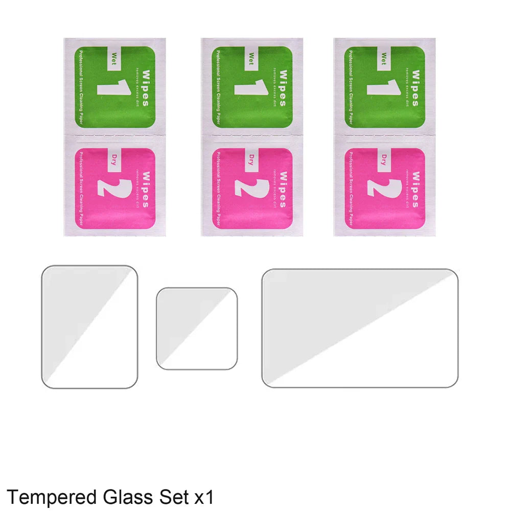 Silicone Case for GoPro Hero 13 Black – Tempered Glass Screen Protector, Protective Film, Flip Battery Cover & Lens Cap
