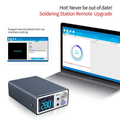 AIXUN T3A T3B Intelligent Soldering Station - T115/T210/T245/T12 Rework Station for PCB & BGA Soldering Tools