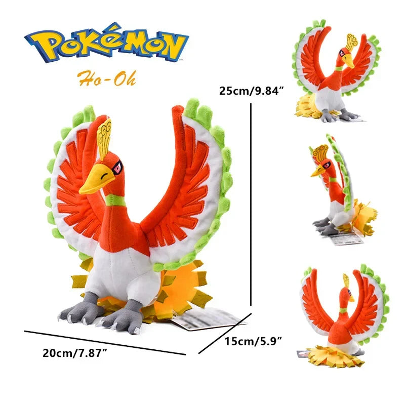 Sprigatito & Friends Plush Toys – Chikorita, Slowpoke, Froakie, Charizard Anime Stuffed Dolls, Gift for Kids