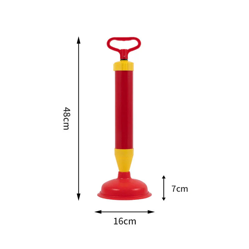 Multifunctional Silicone Toilet Plunger – High Pressure Vacuum Pump Anti-Blocking Drain Cleaner Tool