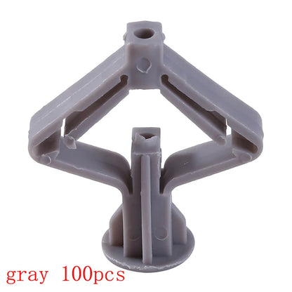 50/100Pcs Self-Drilling Drywall Anchor Kit with Screws – Nylon Expansion Anchors for Gypsum Board & Wall Mounting
