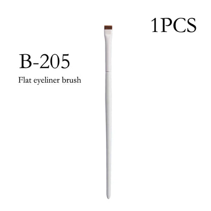 Upgrade Blade Eyeliner Brush | Ultra-Thin Fine Angle Flat Brush for Eyebrows & Under-Eye Makeup | Precise Detail White Brush