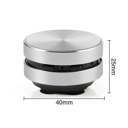 Bone Conduction Bluetooth Speaker – Vibration Stereo Audio, TWS Wireless Mini Portable Metal Speaker, Smallest Design