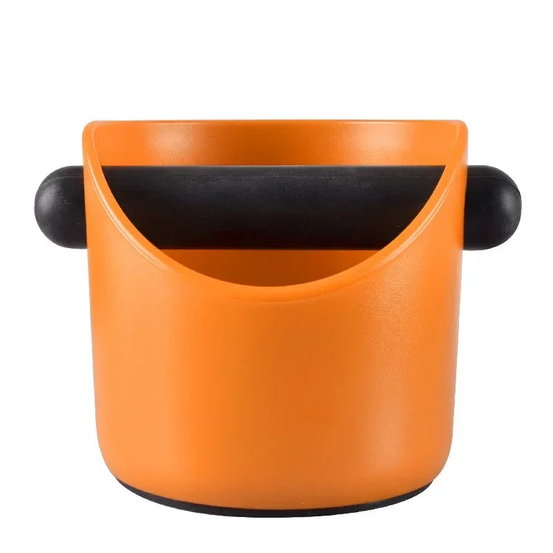 Shock-Absorbent Coffee Knock Box – Anti-Slip Espresso Grind Dump Bin for Barista Coffee Waste