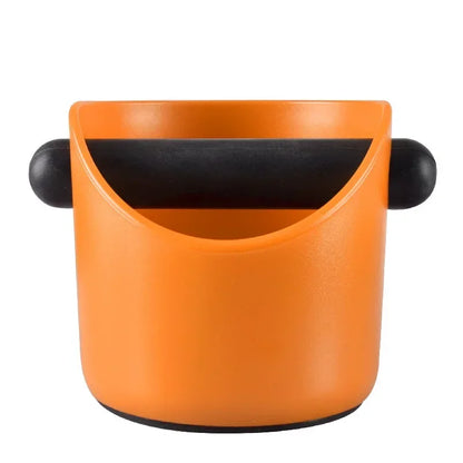 Shock-Absorbent Coffee Knock Box – Anti-Slip Espresso Grind Dump Bin for Barista Coffee Waste