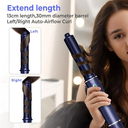 5-in-1 High-Speed Brushless Hair Dryer Brush – Negative Ionic Hot Air Styling Comb & Auto Hair Curler