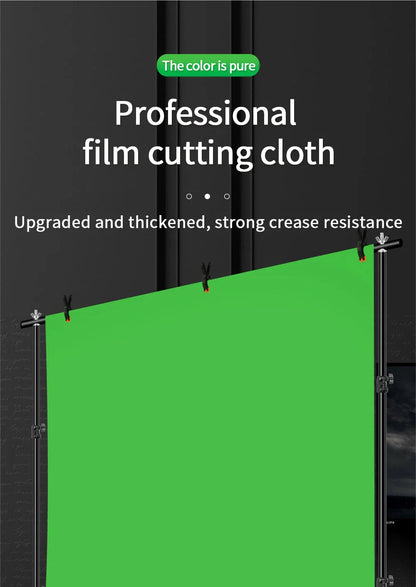 Photography Backdrop Cloth — White, Black, Blue, Green Chroma Key Studio Background