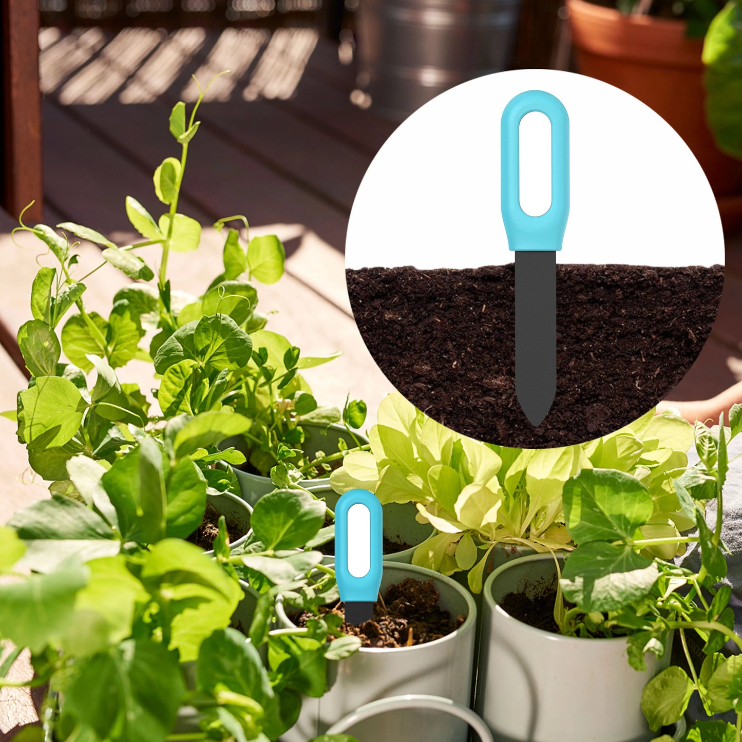 Tuya Smart Zigbee Soil Tester – Temperature & Humidity Meter, Garden Automation Irrigation Sensor