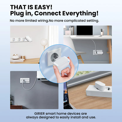 GIRIER Tuya ZigBee Gateway Hub – Plug-in Multi-Mode Bridge, Bluetooth Mesh Hub for Smart Home Automation