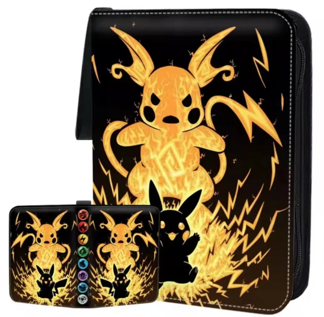 NEW Pokémon Card Album — 400pcs Binder Zipper PU Leather Storage Book for Anime Card Game Collection