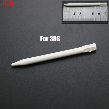 White Plastic Telescopic Stylus Pen — Touch Screen Stylus for 2DS/3DS/New 2DS LL XL/New 3DS XL/NDSL/NDSi/NDS