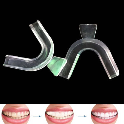 Silicone Dental Night Guard – Cold Light Whitening Braces Tray for Teeth Grinding Protection and Gum Cushion