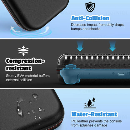 Travel Carrying Case for Nintendo Switch 2 — EVA Hard Shell, Shockproof Storage Bag & Protective Pouch for Accessories