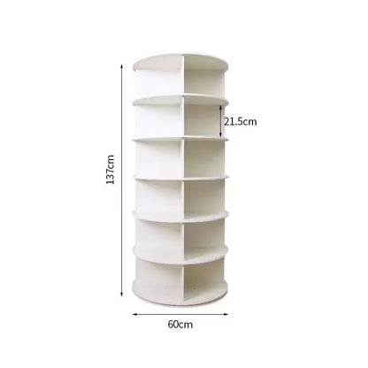 Multifunctional 360° Rotating Shoe Rack – Floor-Standing Storage Organizer for Shoes, Bags, Toys & Household Items