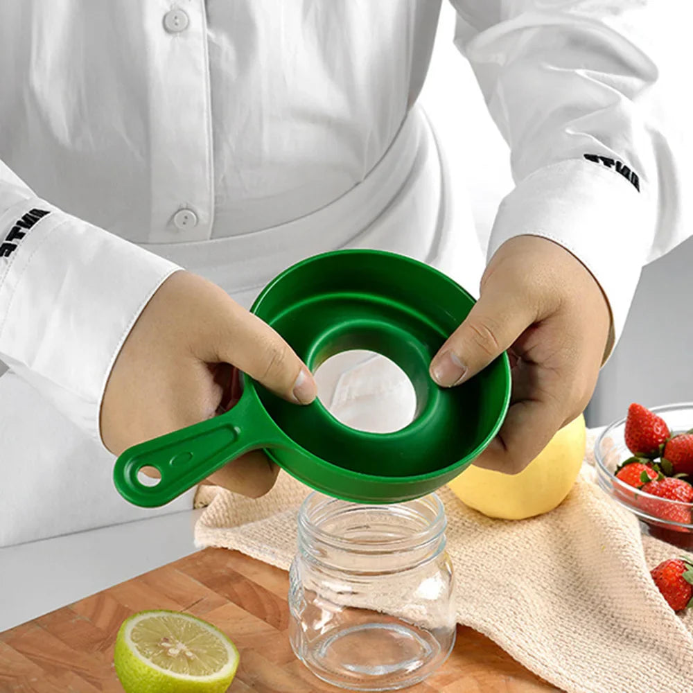 Portable Collapsible Telescopic Funnel - Plastic Folding Telescopic Funnel for Liquid Filling, Wide Mouth Kitchen Tool