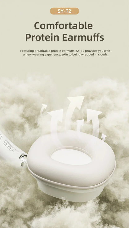 SY-T2 Bluetooth Headset – High-Quality Noise Reduction Wireless Headphones with Microphone for Gamers